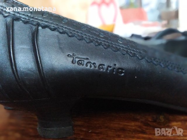 Tamaris дамски обувки - 39 номер, снимка 7 - Дамски обувки на ток - 37568000