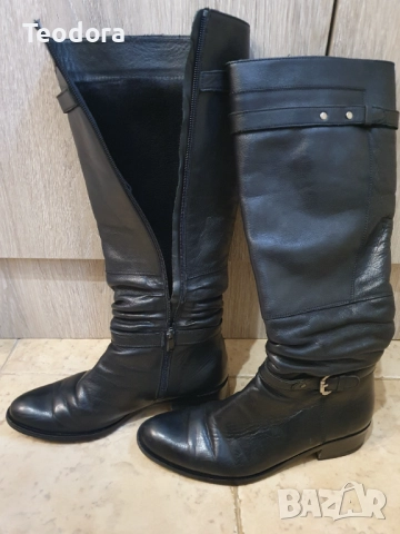 Дамски ботуши от естествена кожа, снимка 2 - Дамски ботуши - 52670181