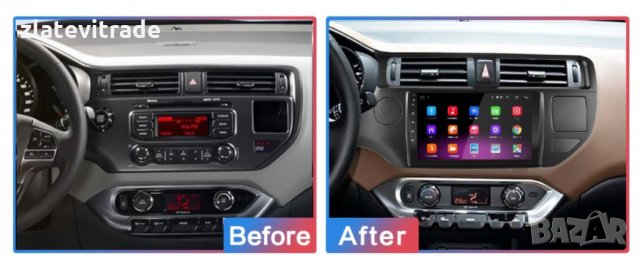 KIA RIO 2011-2014 - 9'' Навигация Андроид Мултимедия GPS WiFi, 9090, снимка 2 - Аксесоари и консумативи - 29056962