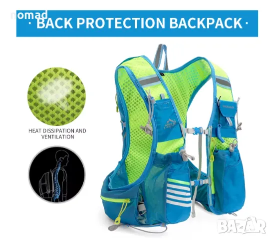 -50% INOXTO Ултра лека раница 8 литра | Бягане, колоездене, туризъм, снимка 14 - Спортна екипировка - 49447791