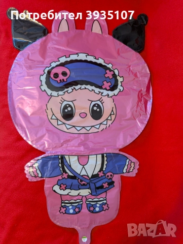 Фолиев балон Лабубу, снимка 4 - Други - 52357716