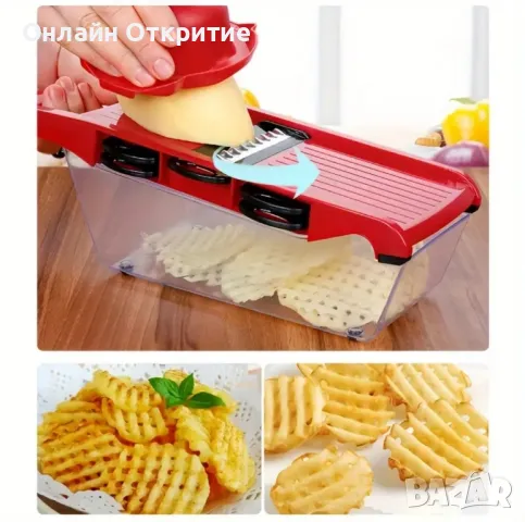 10 в 1 Многофункционално Ренде за Зеленчуци с 6 Остриета и Аксесоари

, снимка 7 - Аксесоари за кухня - 50177527