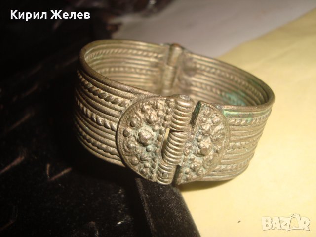 19 ВЕК ВЪЗРОЖДЕНСКА САЧАНЕНА ГРИВНА с ЩИФТ СРЕБЪРНА МАЙСТОРСКА СТАРА РЪЧНА ИЗРАБОТКА НАКИТ 6627, снимка 5 - Антикварни и старинни предмети - 33214924