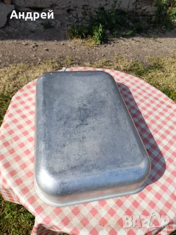 Стара алуминиева тава #10, снимка 7 - Други ценни предмети - 33163543