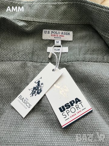 Мъжка риза U.S. POLO, снимка 3 - Тениски - 43450075