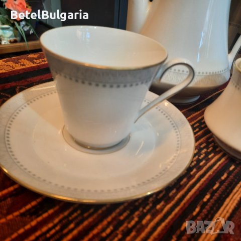 Tettau Royal фин костен порцелан сет  за кафе, снимка 2 - Антикварни и старинни предмети - 43792035