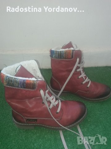 Зимни боти от естественна кожа, снимка 2 - Дамски боти - 26481859