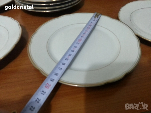 Стар порцелан Чехословакия чинии , снимка 4 - Антикварни и старинни предмети - 52945752