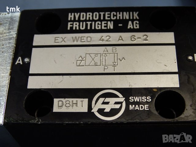Хидравличен разпределител Hydrotechnik EX WED 42A6-2 , снимка 2 - Резервни части за машини - 32240139