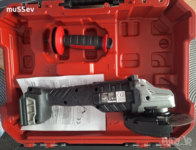 Ъглошлайф на Парксайд 20В Parkside Performance PWSAB 20-li E6