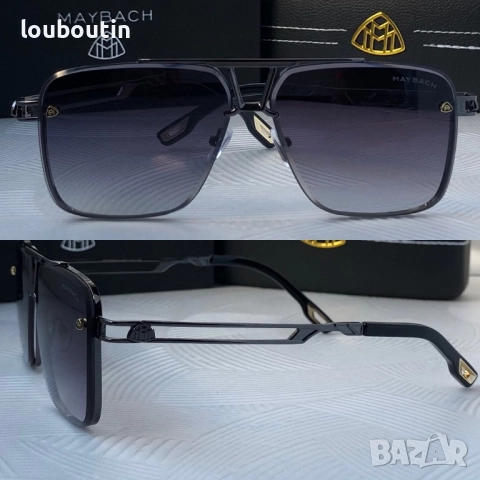 Мъжки слънчеви очила правоъгълни 4 цвята Maybach, снимка 5 - Слънчеви и диоптрични очила - 51706452