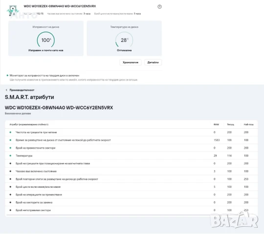 Продавам хард дискове за настолен компютър SATA HDD Western Digital 1000GB (1TB), снимка 7 - Твърди дискове - 43913477
