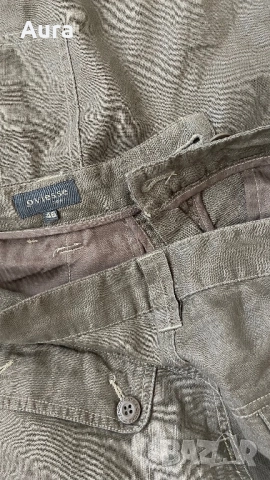 Linen Brown cargo pants, снимка 3 - Панталони - 51674254