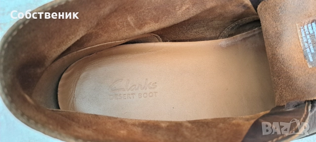 clarks мъжки боти номер 45 обувки ботуши естествена кожа зимни обувки, снимка 3 - Мъжки боти - 52843846