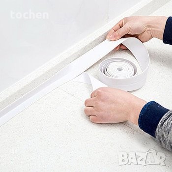 Силиконова Самозалепваща Уплътнителна лента за баня и мокри помещения