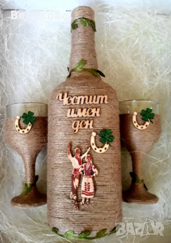 Комплекти с агънца за Гергьовден!, снимка 3 - Чаши - 49871736