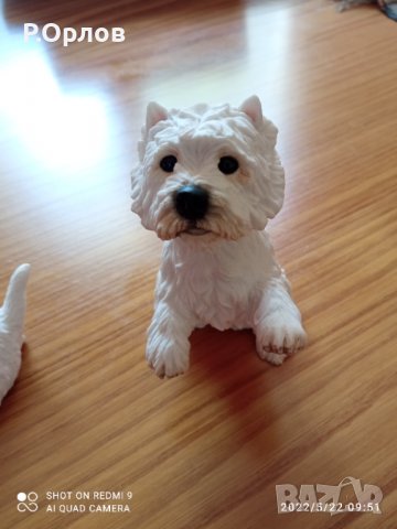  Статуетки West Highland Terrier Колекционерски Статуетки , снимка 5 - Други стоки за дома - 36837096