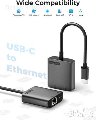 мрежов адаптер, снимка 2 - Друга електроника - 40814727