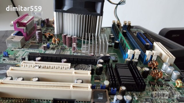 Дъно за компютър със процесор Intel охлаждане и рам памет, снимка 5 - Дънни платки - 27659609
