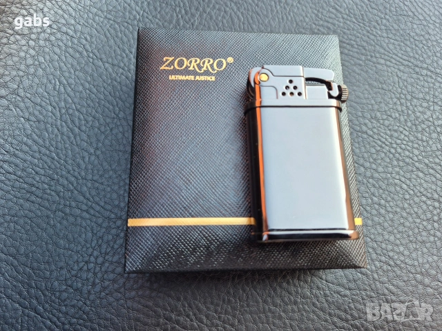 Луксозна бензинова запалка ZORRO в подаръчна кутия,Z602, снимка 12 - Запалки - 53144216