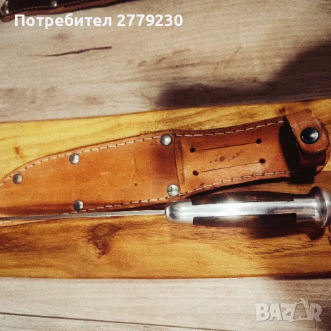 Ловен нож ръчна изработка от Едно време!, снимка 10 - Ножове - 50911030