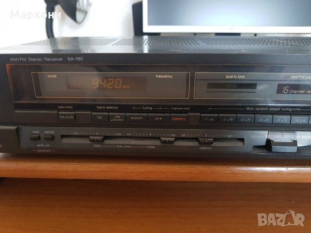 Продавам ресивър Technics sa 190, снимка 8 - Ресийвъри, усилватели, смесителни пултове - 33588882