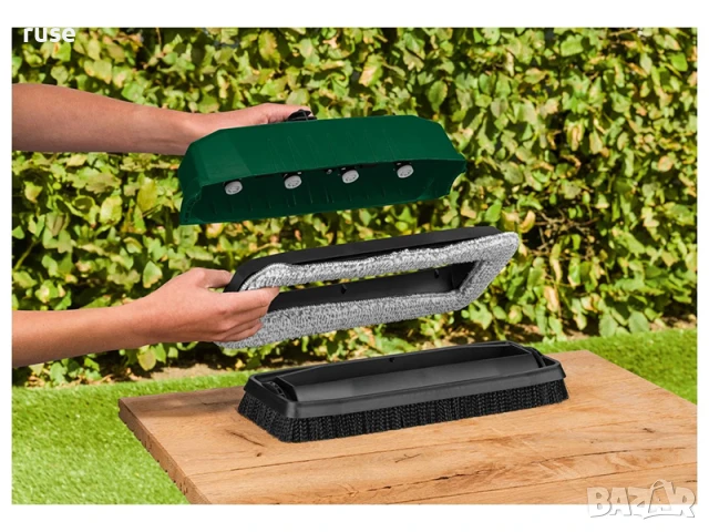 НОВИ! Четка за за почистване на фасади и стъкла Parkside, приставка за водоструйка, снимка 2 - Други инструменти - 50755899