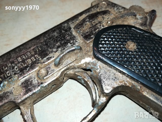 СТАР ПИСТОЛЕТ-МЕТАЛЕН ЗАПАЛКА 0502241116, снимка 2 - Антикварни и старинни предмети - 44140695