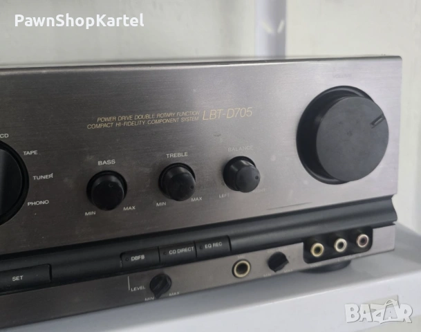 Продавам Стерео усилвател Sony LBT-D705 – Винтидж Класика / Hi-Fi, снимка 2 - Аудиосистеми - 53565762