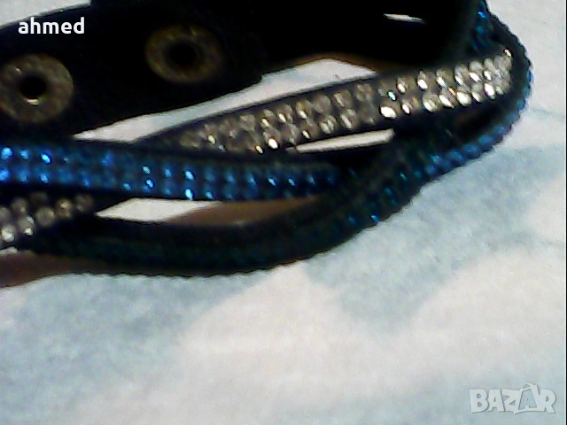 красив комплект кожено колие и гривна, снимка 5 - Колиета, медальони, синджири - 52543866