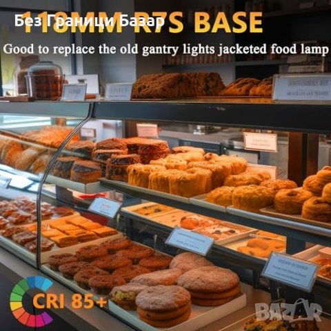 Нов комплект 4 броя Облицована лампа за загряване на храна, 240v R7S крушка , снимка 3 - Други стоки за дома - 43179259