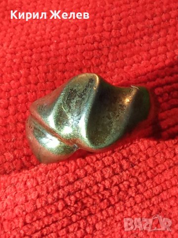 СТИЛЕН и ЕЛЕГАНТЕН СРЕБЪРЕН ПРЪСТЕН СТАРА РЪЧНА МАЙСТОРСКА ИЗРАБОТКА ВИСОКА ПРОБА СРЕБРО 19431, снимка 4 - Пръстени - 31557414