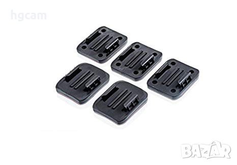 Комплект извити лепенки за каска за екшън камери GoPro и др., снимка 3 - Чанти, стативи, аксесоари - 27784320