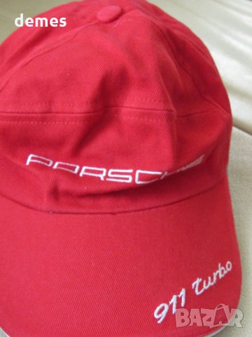  Бейзболна шапка с козирка Porsche, червена, снимка 1 - Шапки - 32524635