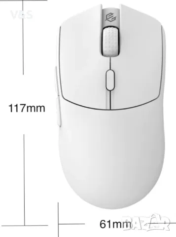 Гейминг мишка GWolves HTS Plus classic edition HTS+ безжична лека безжична , снимка 7 - Клавиатури и мишки - 48648568