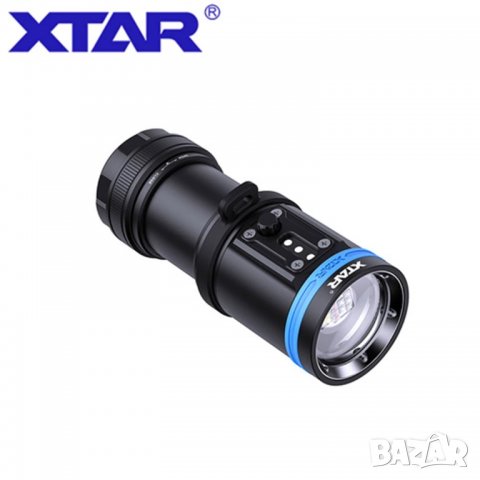 Водолазен фенер XTAR D30 4000 подводно гмуркане снимки 4000 лумена, снимка 1 - Водни спортове - 32526019