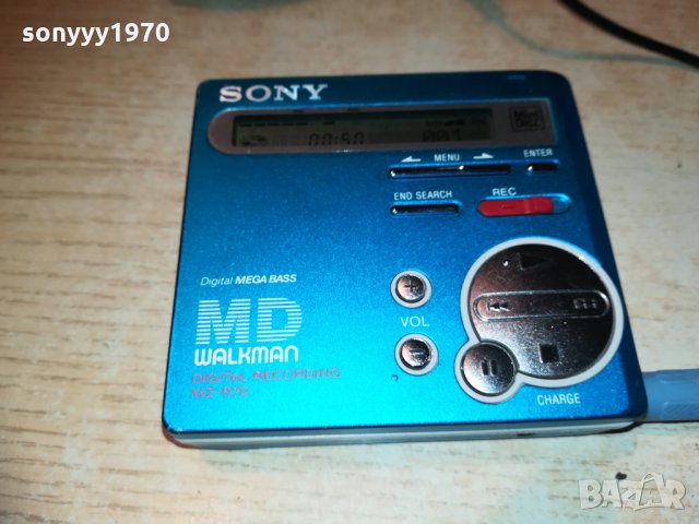 SONY MZ-R70 MINIDISC RECORDER-MADE IN JAPAN, снимка 2 - MP3 и MP4 плеъри - 28592869