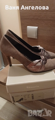 Естествен велур38, снимка 7 - Дамски елегантни обувки - 51737928