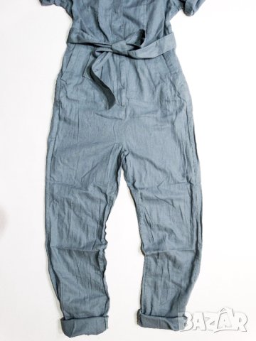 Нов! G-star Raw Bristum Deconstructed Jumpsuit WMN Short Sleeve Дамски Гащеризон Размер М, снимка 7 - Гащеризони - 43424504