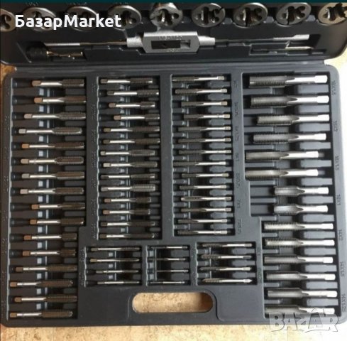  Професионелни Метчици и Плашки 110бр. М2 - М18 , снимка 3 - Други инструменти - 32381611