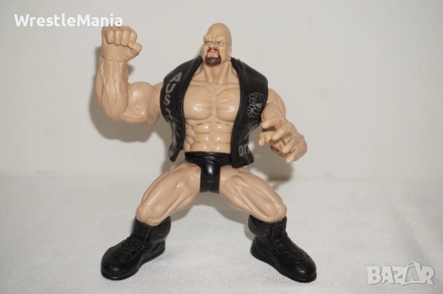 Рядка Колекционерска Фигура На Stone Cold Steeve Austin от 1998г Jakks Pacific