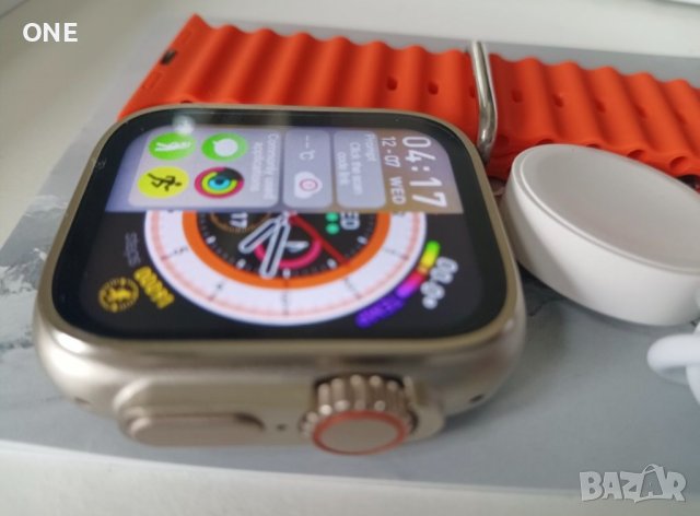 GS 8 Ultra Smart Watch смарт часовник, снимка 10 - Смарт гривни - 42957550