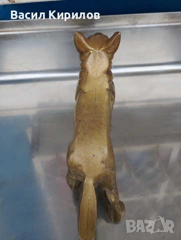 Бронзова статуя Куче, снимка 3 - Колекции - 53327266