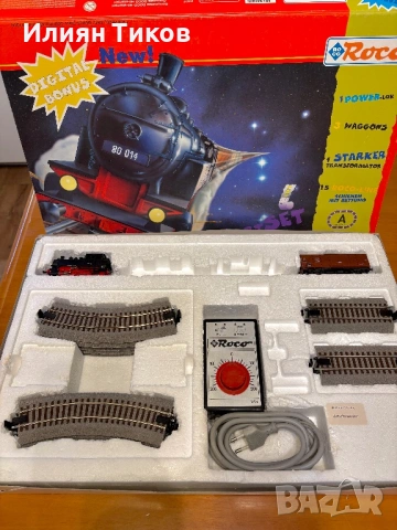 Стартов комплект Roco 41140 H0 1:87 с парен локомотив BR 80 влак, влакче, снимка 3 - Влакчета, самолети, хеликоптери - 53507652