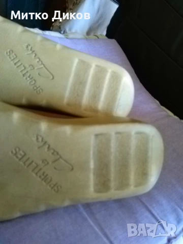 Мъжки маркови обувки боти естествена кожа Clarks стелка 275мм реален размер №43, снимка 15 - Мъжки боти - 51080377