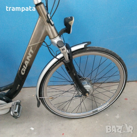 НАЙ ДОБРАТА ОФЕРТА 28 цола ,Алуминиев електрически велосипед GIANT + twist GO , снимка 12 - Велосипеди - 53213020