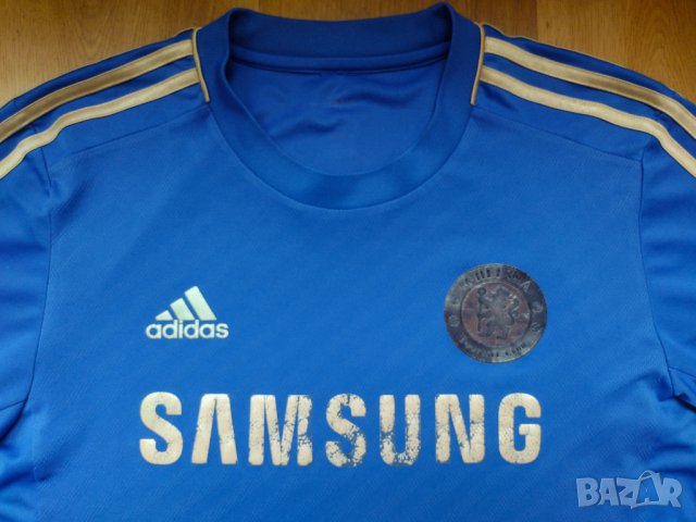 Chelsea / ADIDAS - мъжка футболна тениска на ЧЕЛСИ, снимка 2 - Спортни дрехи, екипи - 43352668