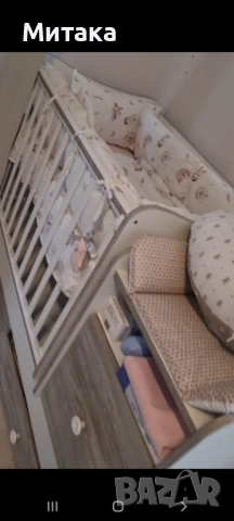 Детска кошара, ползвана само 3 месеца, много запазена , снимка 7 - Кошарки - 52492651