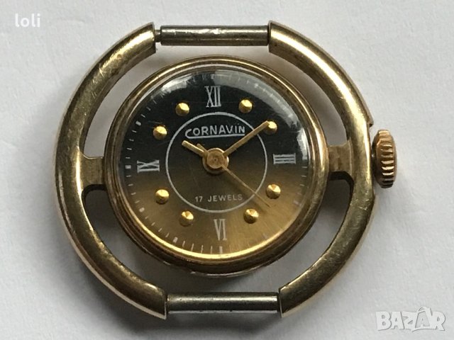 Cornavin 17 Jewels позлатен дамски часовник