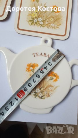 MARKS AND SPENCER красив комплект с полски цветя от Англия, снимка 6 - Антикварни и старинни предмети - 40581238